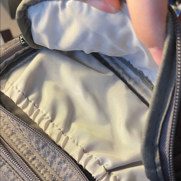 Lug Carousel Quilted  Crossbody Bag- toffee - Picture 4 of 10